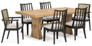 Galliden Dining Table and 6 Chairs
