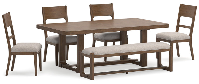 Cabalynn Counter Height Dining Table and Barstools