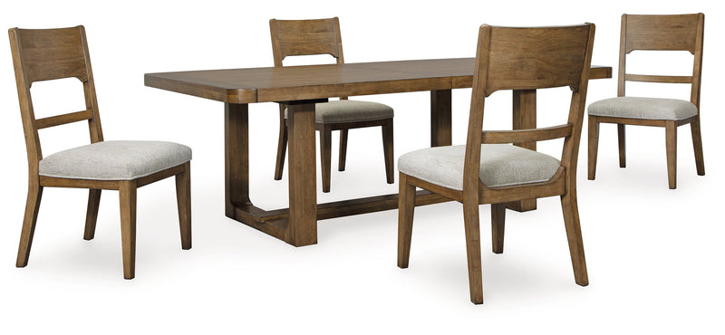 Cabalynn Counter Height Dining Table and Barstools