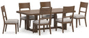 Cabalynn Counter Height Dining Table and Barstools