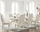 Arlendyne Dining Table and 4 Chairs with Storage