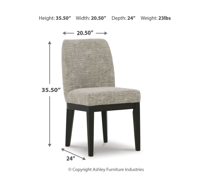 Burkhaus Dining UPH Side Chair (2/CN)