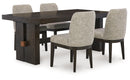 Burkhaus Dining Table and 8 Chairs