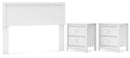 Gerridan White Panel Bedroom Set