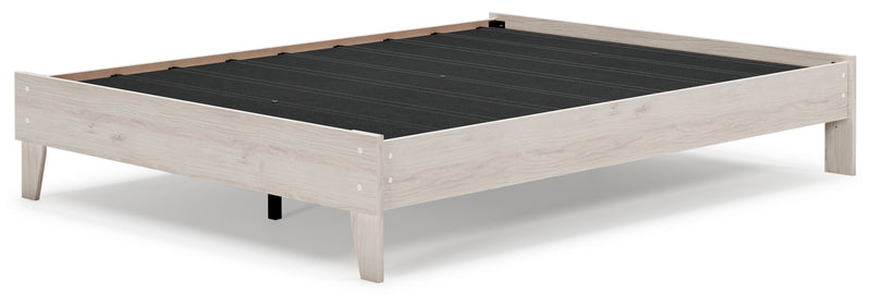 Socalle Bedroom Set Panel Platform Bed with Dresser and 2 Nightstands