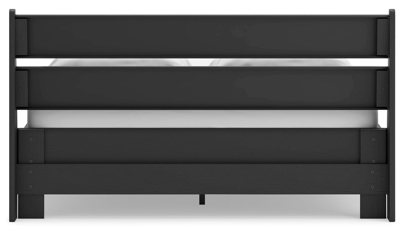 Socalle Bedroom Set Panel Platform Bed with Dresser and 2 Nightstands