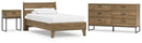 Deanlow Brown Panel Headboard Bedroom Set