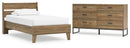 Deanlow Brown Panel Headboard Bedroom Set