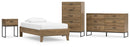 Deanlow Brown Panel Headboard Bedroom Set