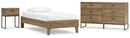 Deanlow Brown Panel Headboard Bedroom Set