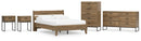 Deanlow Brown Panel Headboard Bedroom Set