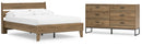 Deanlow Brown Panel Headboard Bedroom Set
