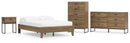 Deanlow Brown Panel Headboard Bedroom Set