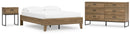 Deanlow Brown Panel Headboard Bedroom Set