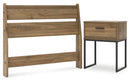 Deanlow Brown Panel Headboard Bedroom Set