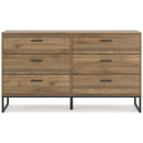 Deanlow Brown Panel Headboard Bedroom Set