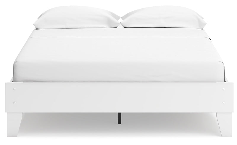 Socalle Bedroom Set Panel Platform Bed with Dresser and 2 Nightstands