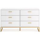 Socalle Panel Bedroom Set Platform Bed with Dresser, Chest and Nightstand Grey