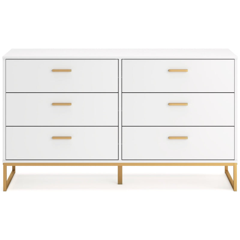 Socalle Panel Bedroom Set Platform Bed with Dresser, Chest and Nightstand Grey