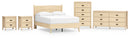 Cabinella Beige Panel Headboard Bedroom Set
