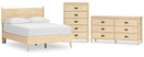 Cabinella Beige Panel Headboard Bedroom Set