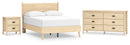 Cabinella Beige Panel Headboard Bedroom Set