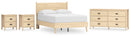 Cabinella Beige Panel Headboard Bedroom Set