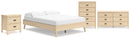 Cabinella Beige Panel Headboard Bedroom Set