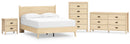 Cabinella Beige Panel Headboard Bedroom Set
