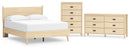 Cabinella Beige Panel Headboard Bedroom Set