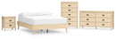 Cabinella Beige Panel Headboard Bedroom Set