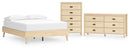 Cabinella Beige Panel Headboard Bedroom Set