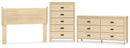 Cabinella Beige Panel Headboard Bedroom Set