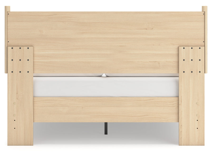 Cabinella Beige Panel Headboard Bedroom Set