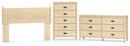 Cabinella Beige Panel Headboard Bedroom Set