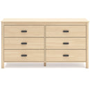 Cabinella Beige Panel Headboard Bedroom Set