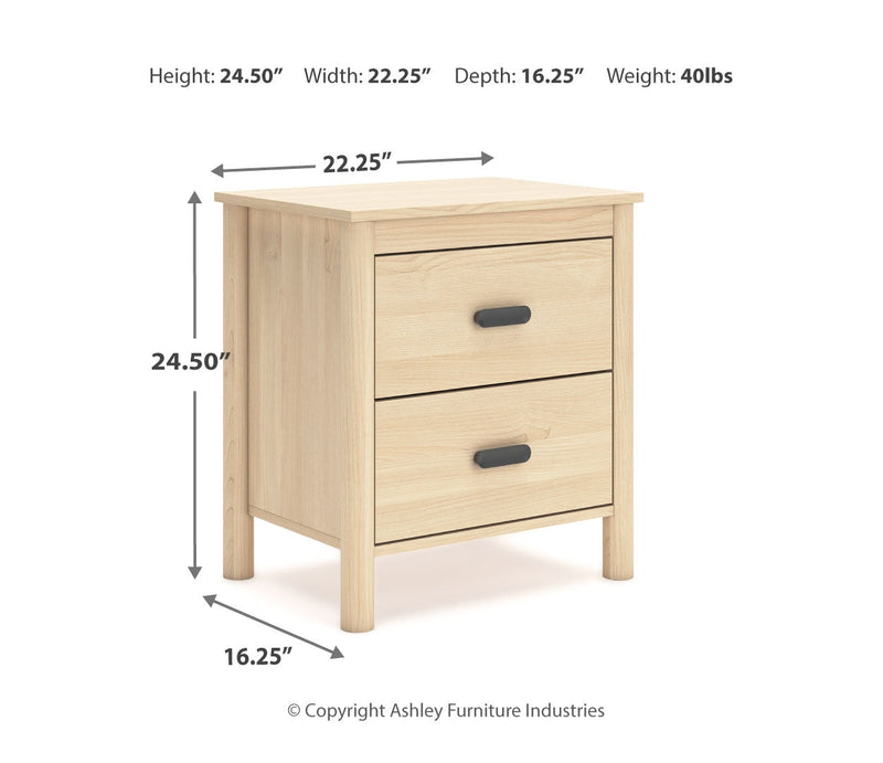 Cabinella Beige Panel Headboard Bedroom Set