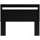 Finch Black Panel Headboard Bedroom Set