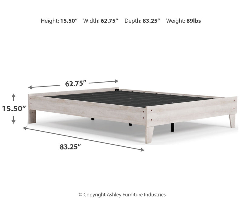 Shawburn White Panel Headboard Bedroom Set