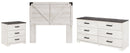 Shawburn White Panel Headboard Bedroom Set