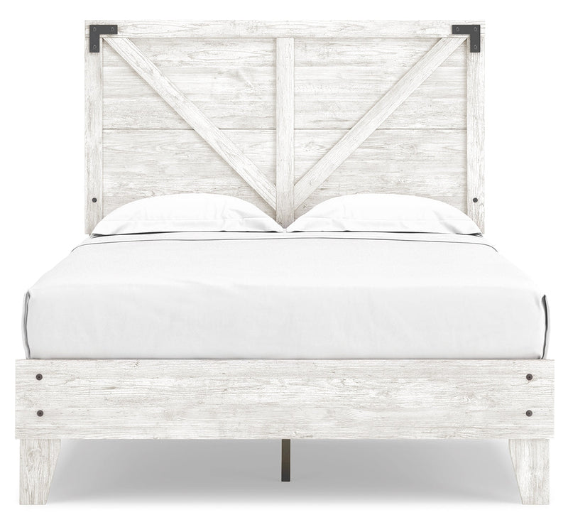 Shawburn White Panel Headboard Bedroom Set