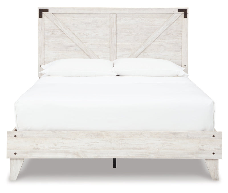 Shawburn White Panel Headboard Bedroom Set