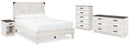 Shawburn White Panel Headboard Bedroom Set