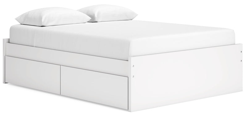 Onita Panel Platform Bed with 2 Side Storage