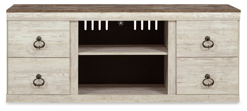 Willowton LG TV Stand w/Fireplace Option