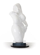 SZ0308 Modern White Feminine Sculpture
