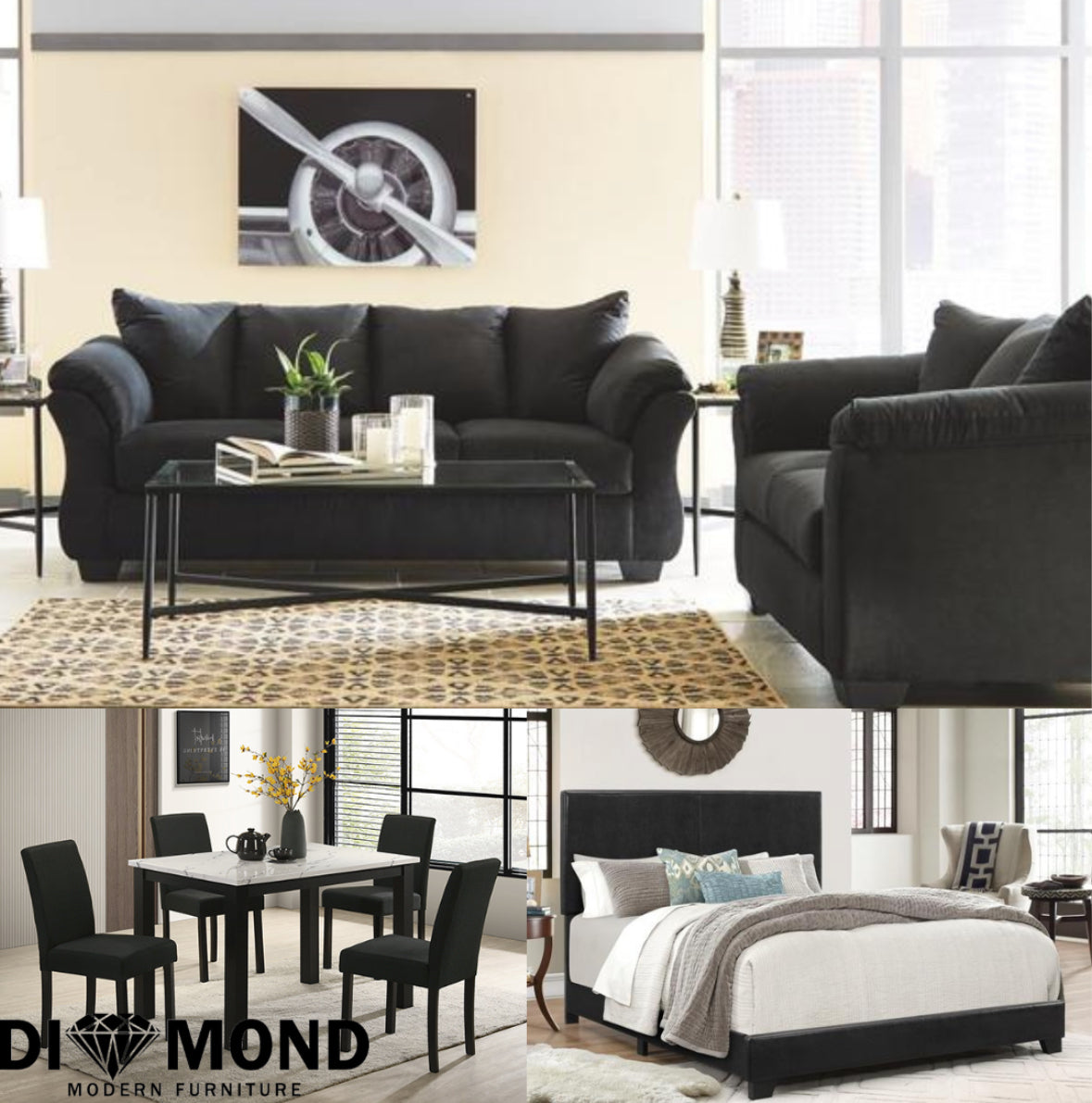Darcy 3-Room Furniture Package