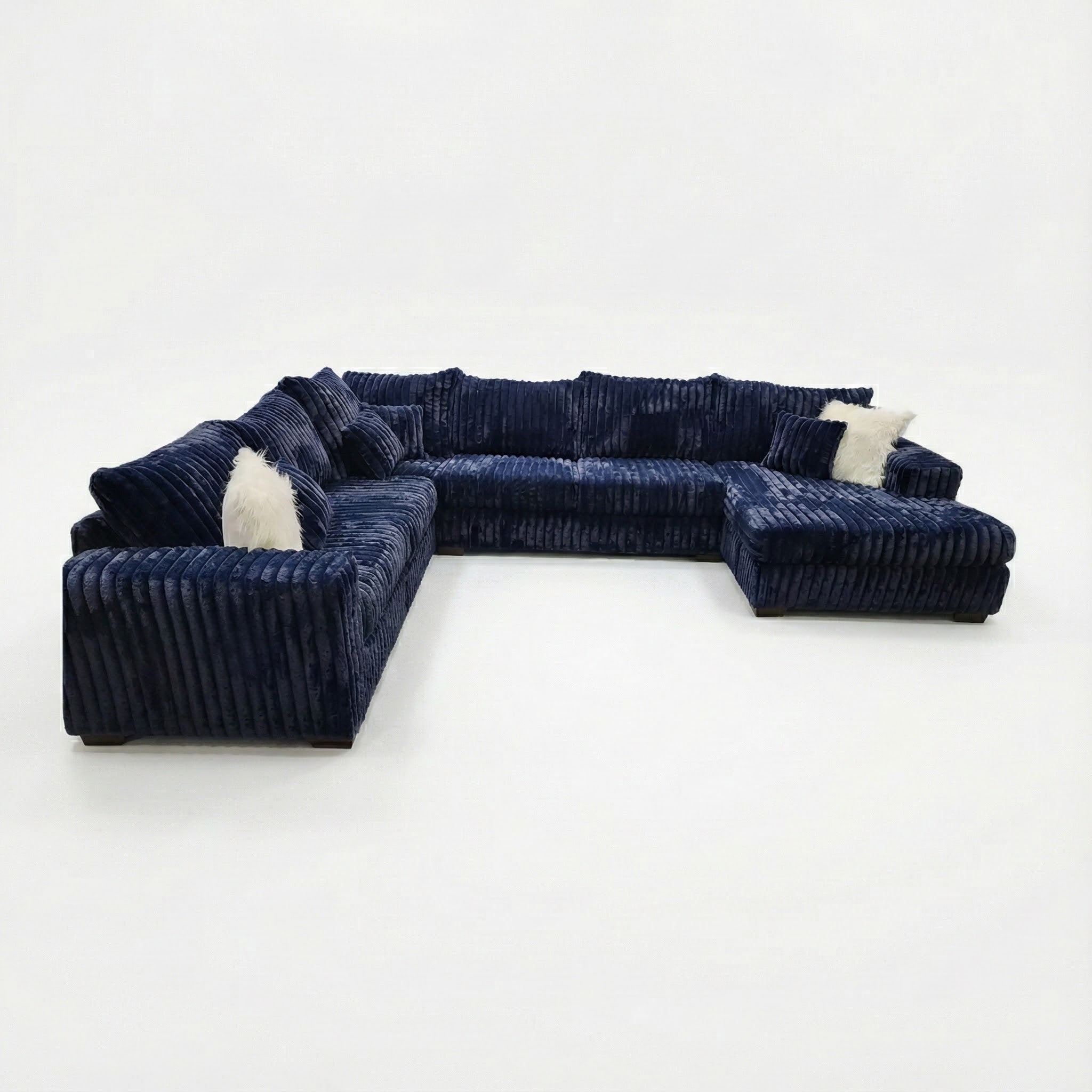 Mr. Fluffy Navy Oversized