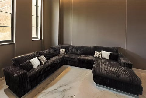 S320 Couduroy Sectional – Limited Time Offer
