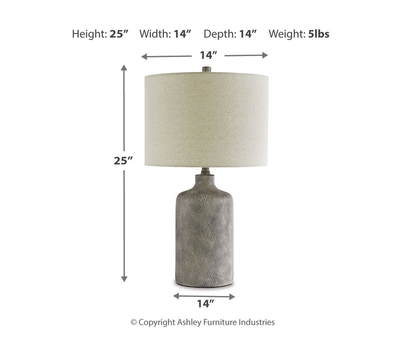 Linus Ceramic Table Lamp (1/CN)